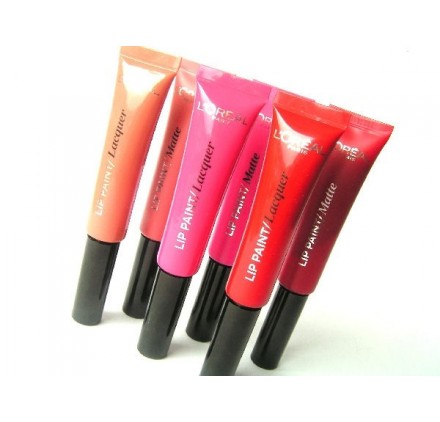 Rouge A Levres Loréal Lip Paint Lacquer En Lot De 12p Mixte Neuf Sans Blister